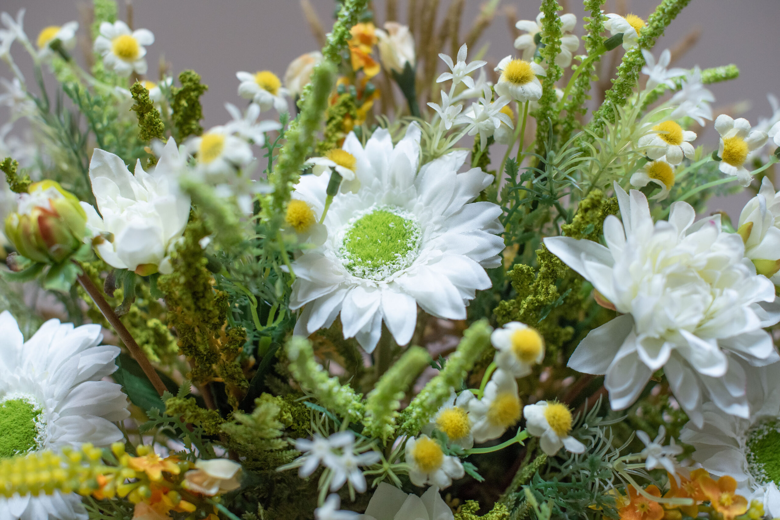 Jardinera artificial silvestre.