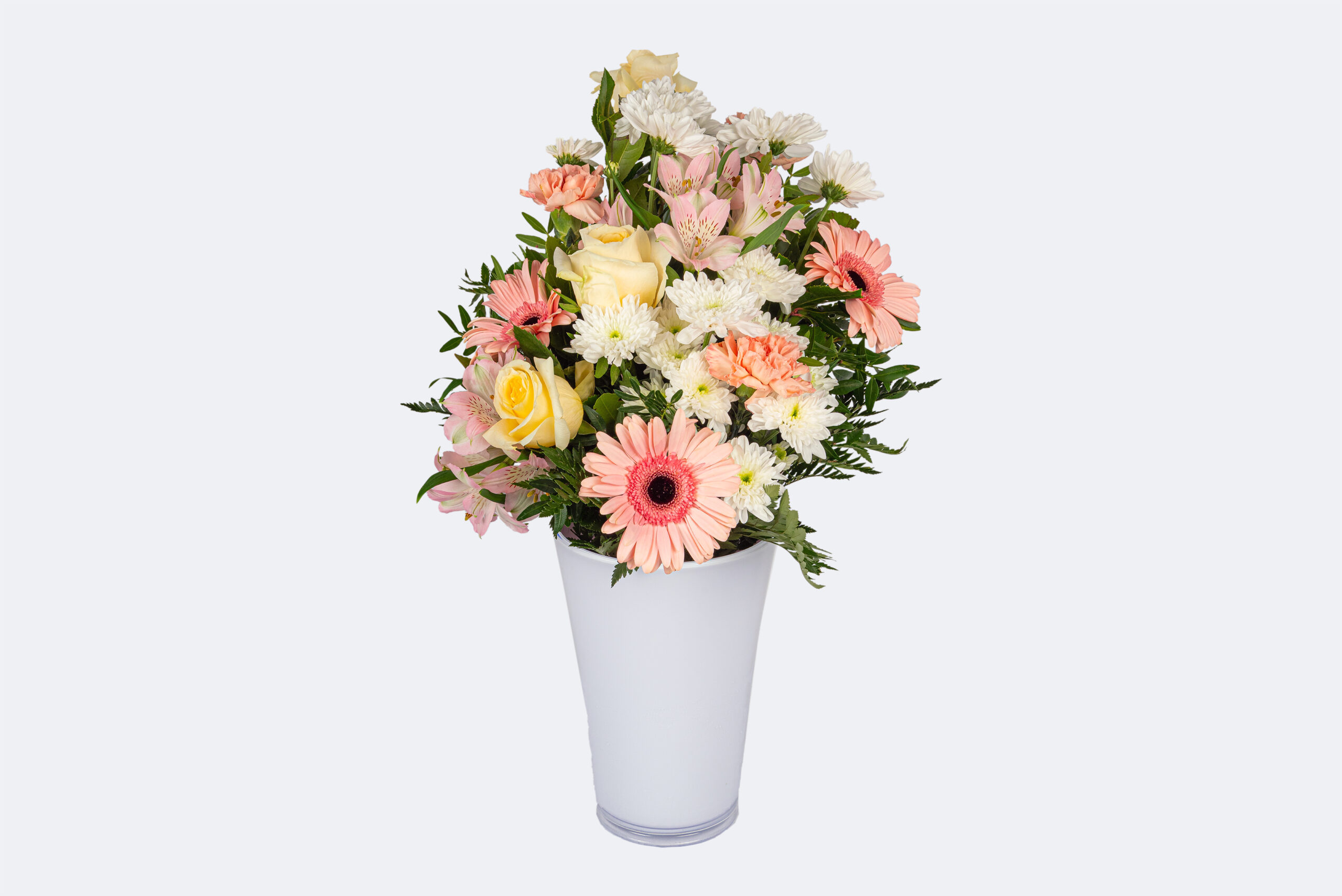 Ram de cementiri natural de tons freds.