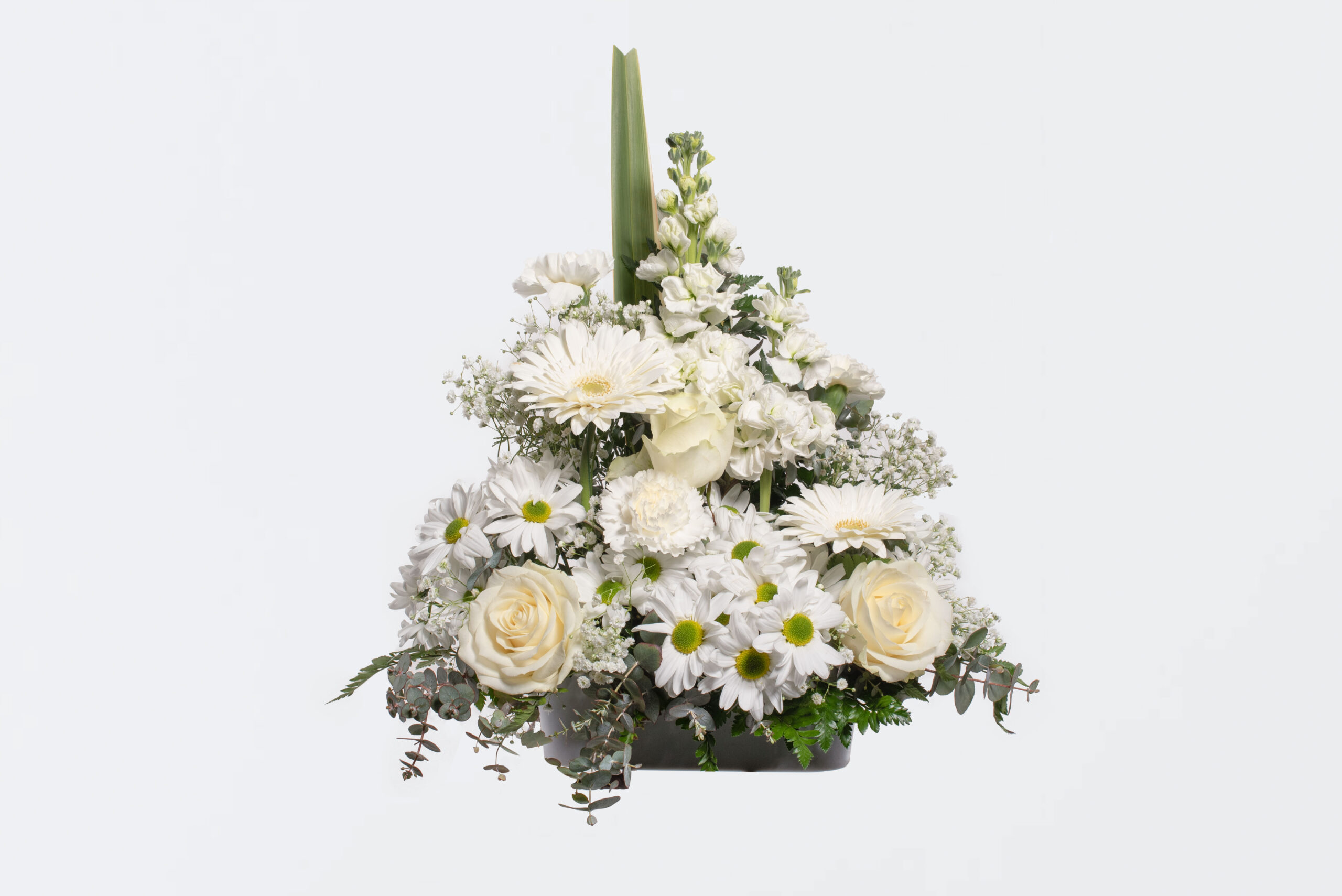 Jardinera natural blanca