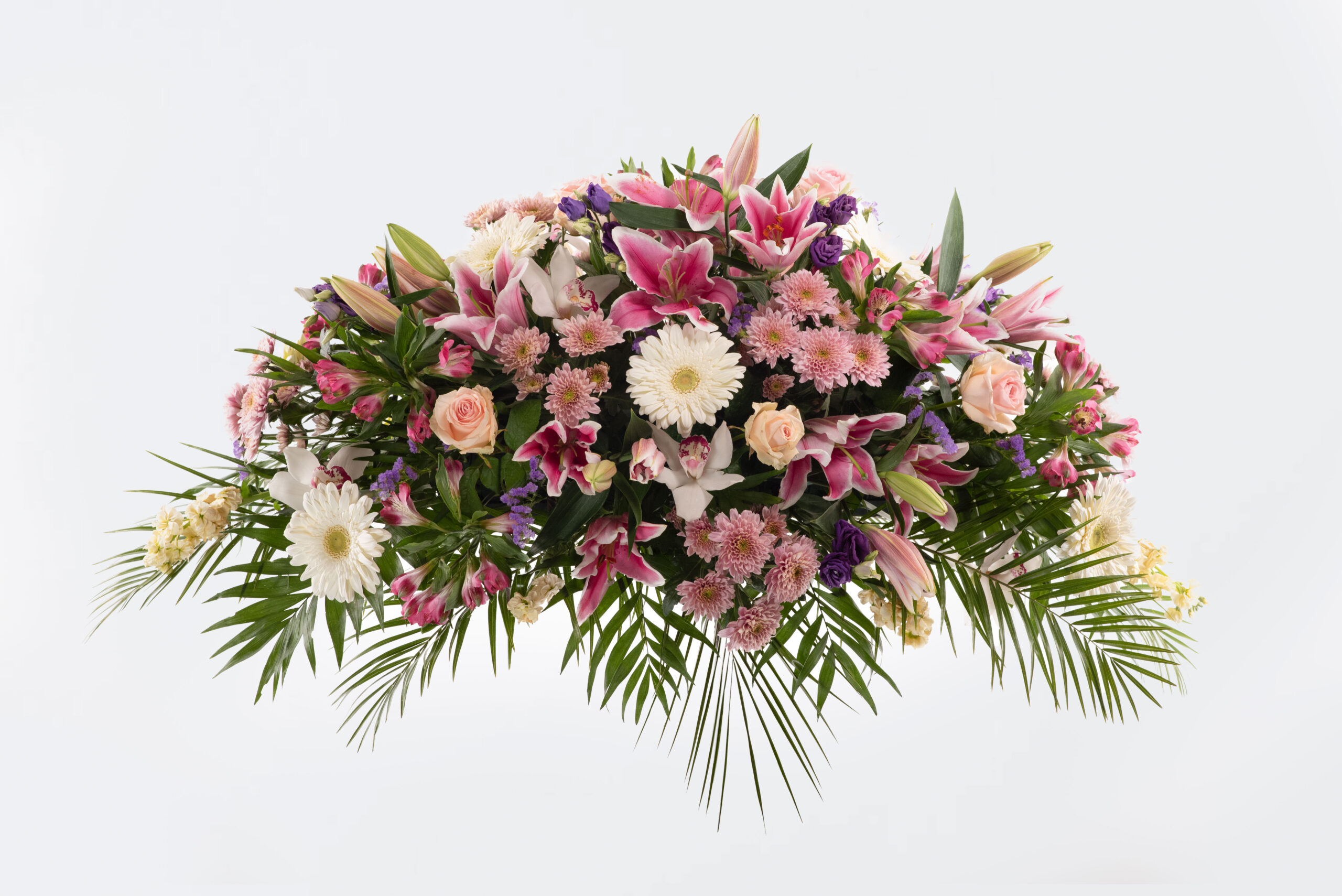 Centre gran de tons rosats