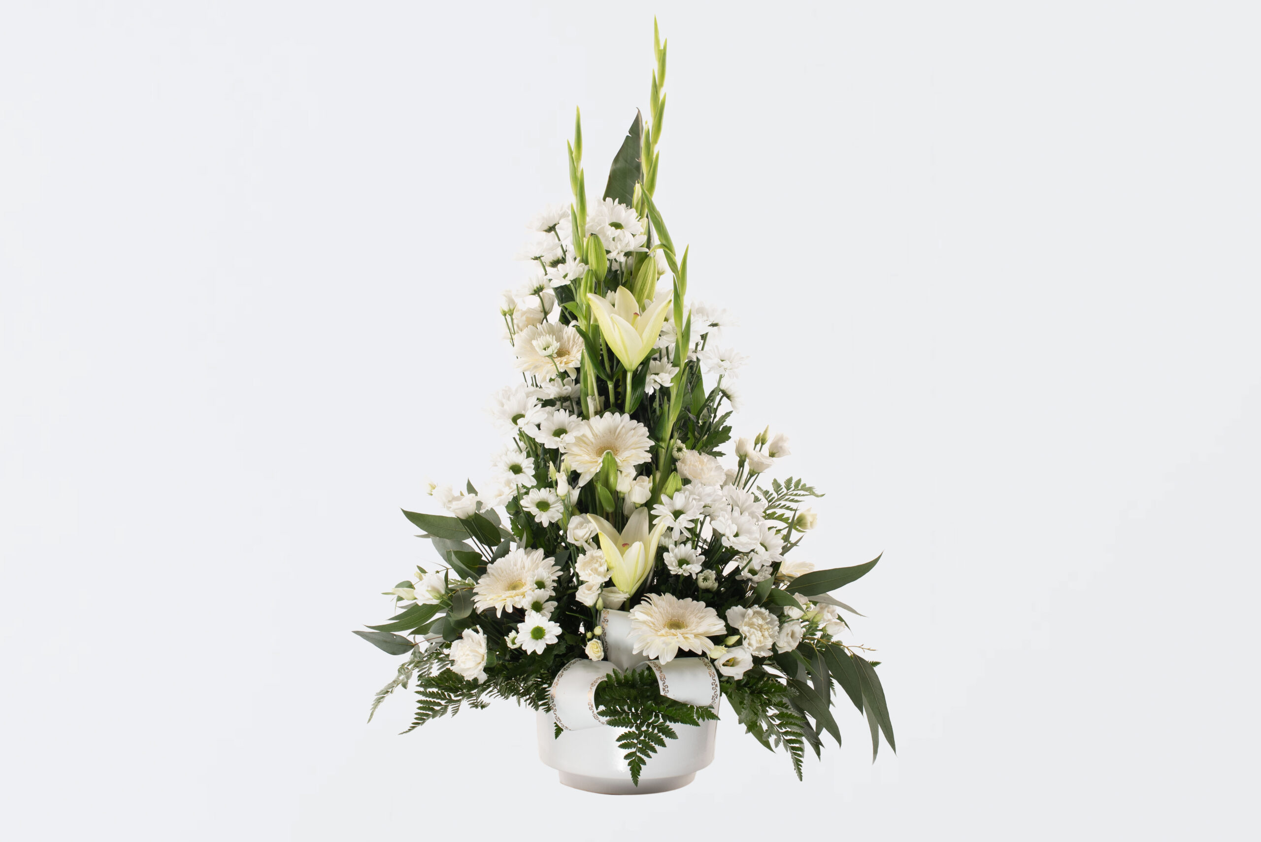 Centre vertical blanc