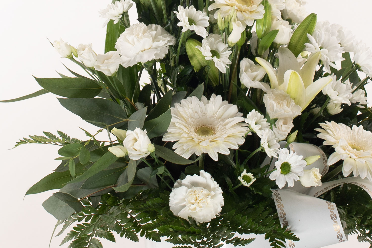 Centre vertical blanc