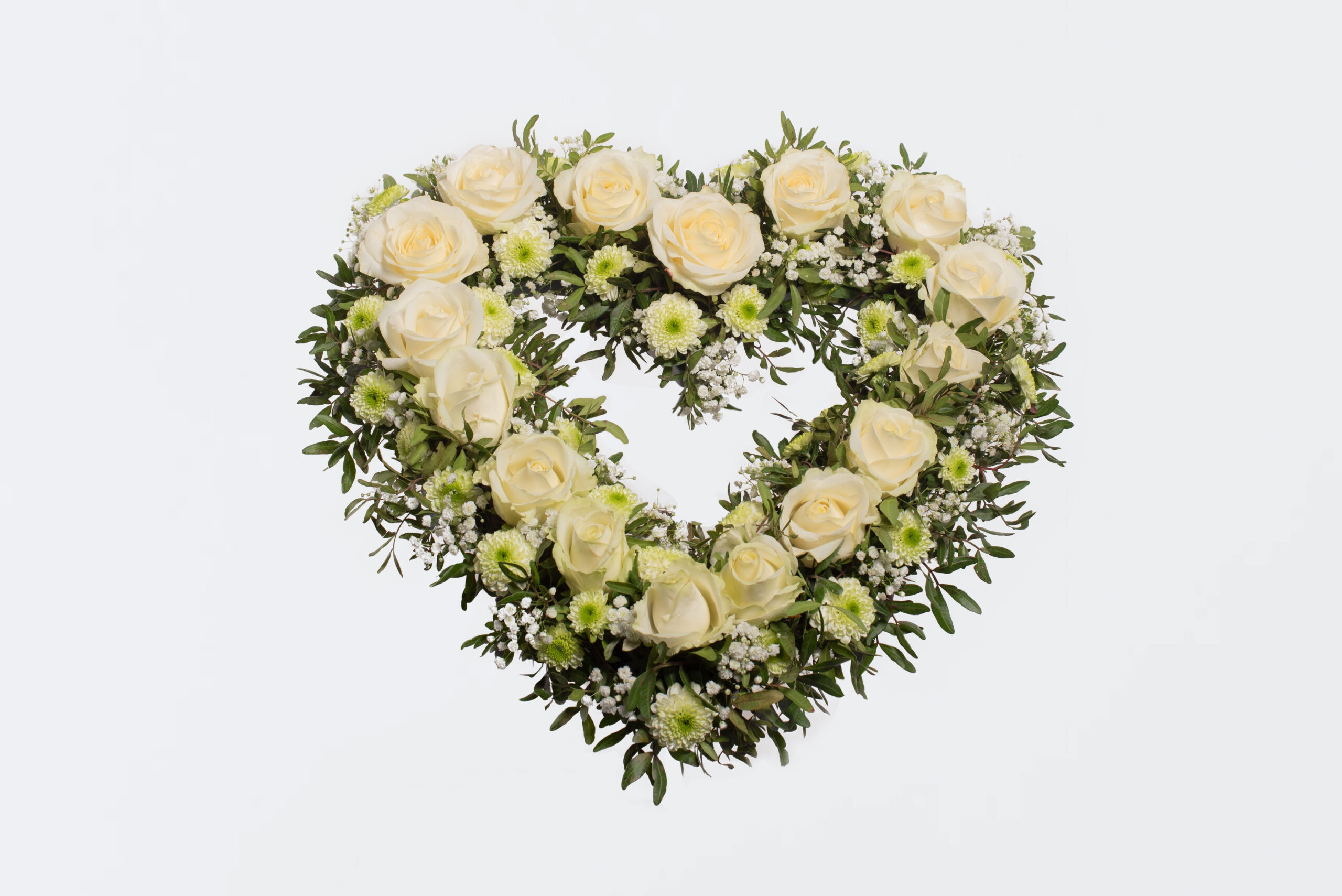 Cor de roses blanques