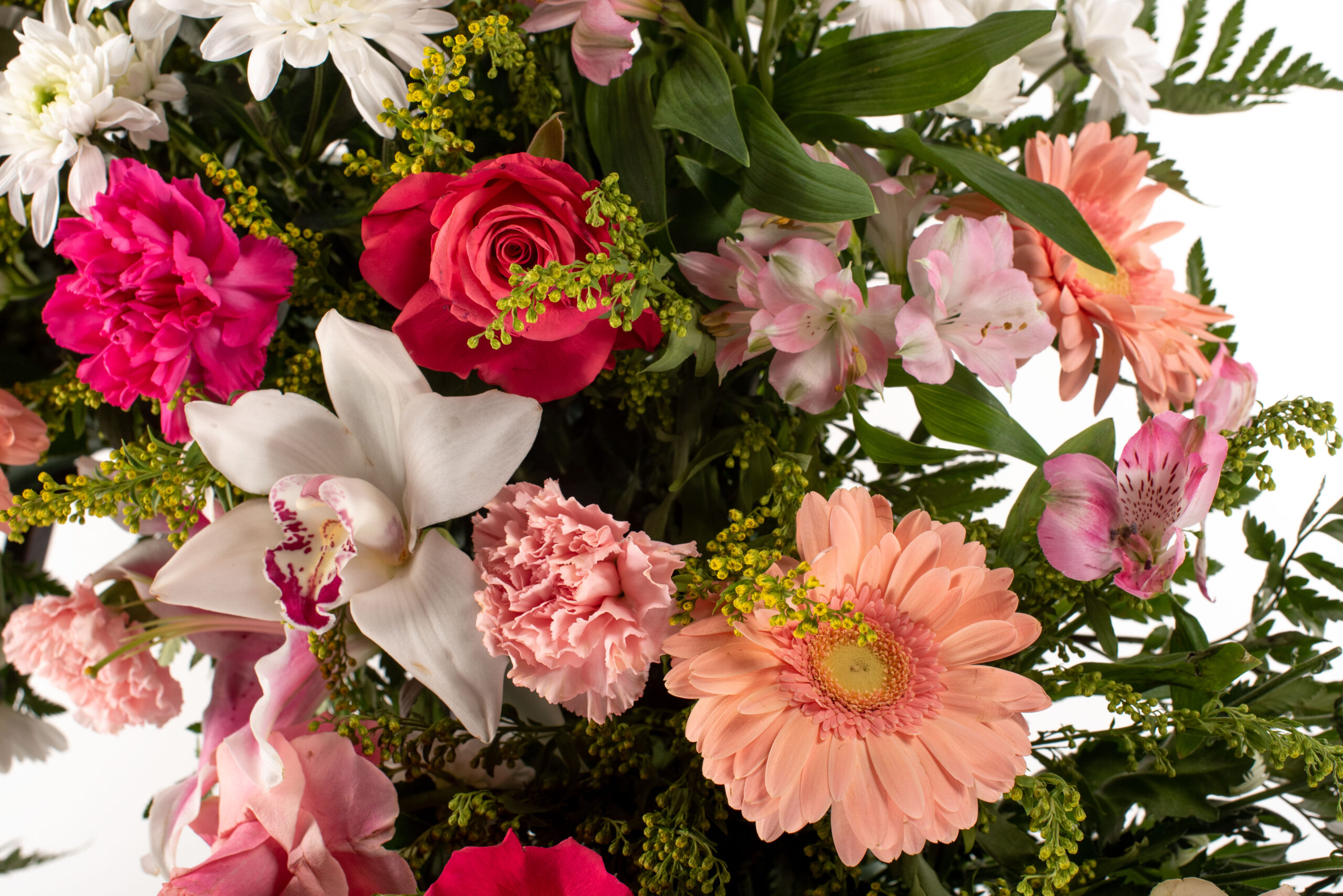 Corona de tons rosats