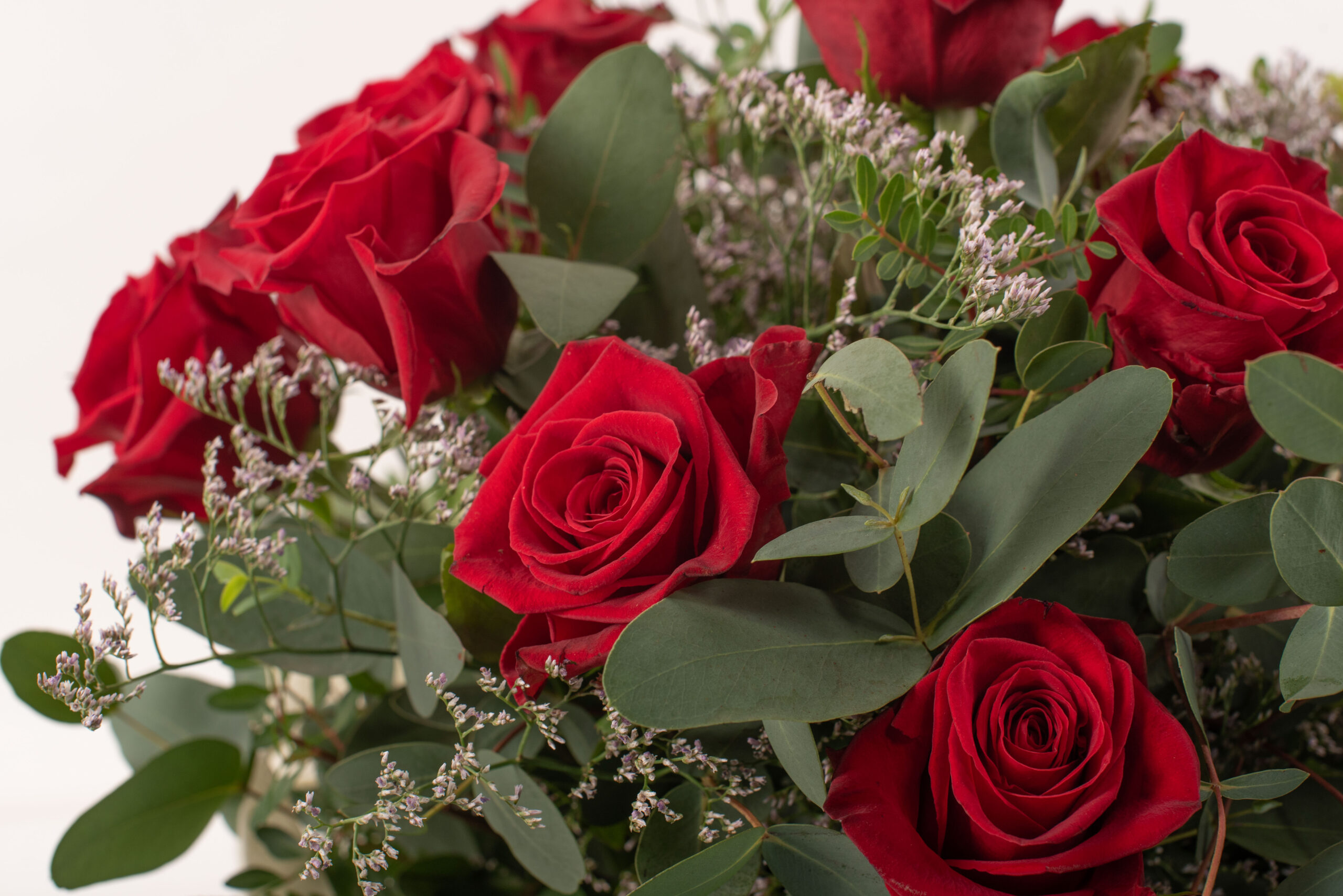 Ram petit de roses vermelles